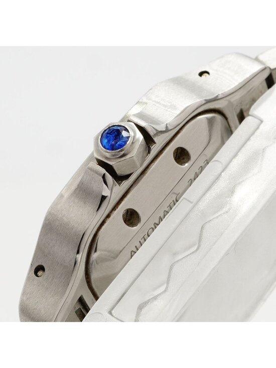 Cartier Santos Galbe SM Silver Dial Watch